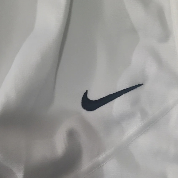 Nike Vapor Men's Baseball Pants-White and Navy Blue, Unhemmed - Picture 8 of 9